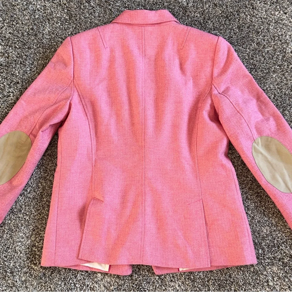 Banana Republic Women's Pink Wool Blend Jacket Blazer Size 14 - Picture 4 of 8